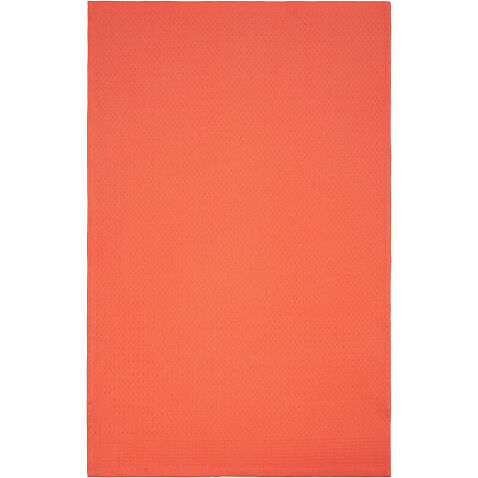 Полотенце вафельное «Деметра», среднее, оранжевое (грейпфрут)