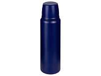 Подарочный набор с термосом и пледом Serenity, синий