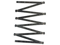 Складная линейка длиной 2 м Plank, черный