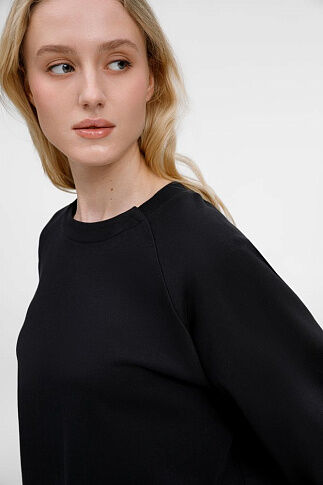 Свитшот унисекс Avenu, черный