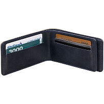 Футляр для карточек inCase, серый с синий