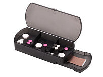 Таблетница с отделением для пластырей Treat, темно-серый