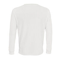 Футболка унисекс с длинным рукавом Pioneer LSL, белая