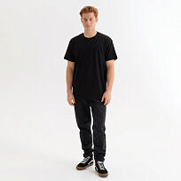 Футболка унисекс KRIS, 100% хлопок, 150 гр., черная