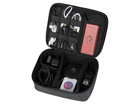 Органайзер для крупной электроники District, темно-серый