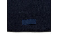 Вязаная шапка BULNES из двухслойного акрила, темно-синий