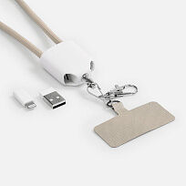 Кабель-ланьярд energyFlex Pro, серый