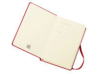 Ежедневник Moleskine Classic (2022), Pocket (9х14), красный, твердая обложка