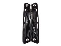 Мультитул Stinger, 104x43 мм, 13 функций, сталь/алюминий, чёрно-серебристый, в нейлоновом чехле