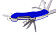 Мультитул-складной нож Demi 11-в-1, серебристый/синий