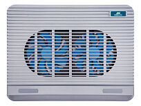 Охлаждающая подставка 5555 для ноутбуков до 15,6, серебристый