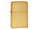 Зажигалка ZIPPO с покрытием Brushed Brass, латунь/сталь, золотистая, матовая, 38x13x57 мм
