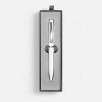 Ручка шариковая Bolt Soft Touch в футляре, белая