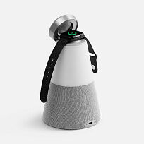 Bluetooth-колонка с беспроводной зарядкой и подсветкой Cone Sonance, серая