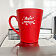 Кружка для гравировки Good day, красный