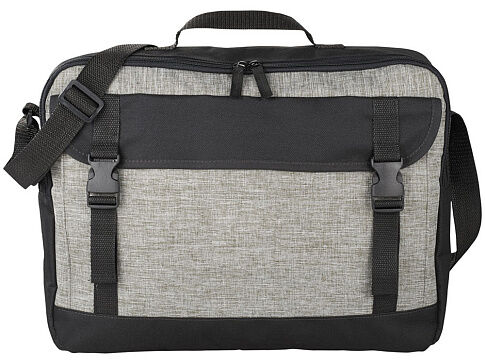 Сумка Buckle для ноутбука 15.6, серый/черный