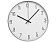 Пластиковые настенные часы  диаметр 30 см Carte blanche, белый