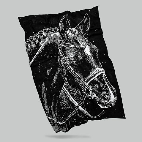 Плед «Вороной»