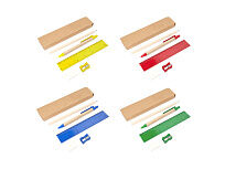 Набор канцелярский LIZANA, красный