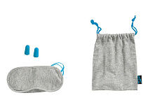 Набор для путешествия Miami  (Jersey): подушка, повязка для глаз, беруши