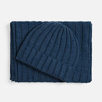 Шарф Metelitsa, синий меланж (джинс)