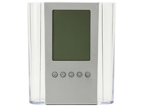 Подставка Минута, прозрачный/серебристый