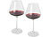 Rosso набор из 2 стеклянных бокалов для вина - Прозрачный
