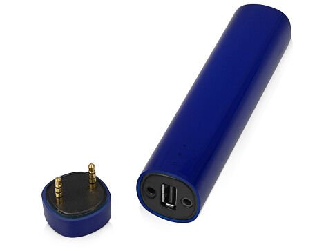 Портативное зарядное устройство Мьюзик, 5200 mAh, синий