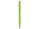 Ручка-стилус шариковая Jucy Soft с покрытием soft touch, зеленое яблоко (Р)