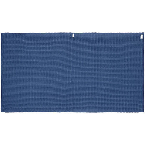 Полотенце вафельное Gentle, большое, темно-синее