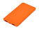 Подарочный набор c блокнотом С3, ручкой и повербанком 5000 mAh, оранжевый