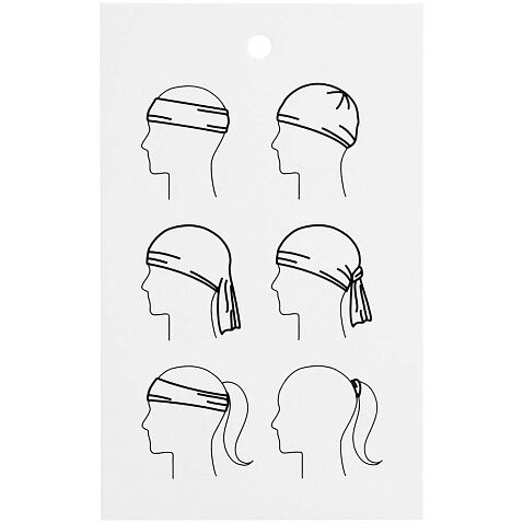 Многофункциональная бандана Dekko, зеленая