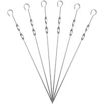 Набор шампуров в чехле Bower, ver. 2, серый