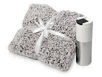 Подарочный набор с пледом и термокружкой Хюгге