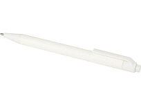 Одноцветная шариковая ручка Chartik из переработанной бумаги с матовой отделкой, белый