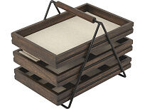 Шкатулка для украшений TERRACE, орех