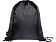 Складная сумка со шнурком Ash из переработанных материалов, соответствующих стандарту GRS, объемом 7 л, черный