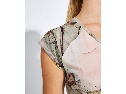 Спортивная футболка Jada женская, абстрактный принт