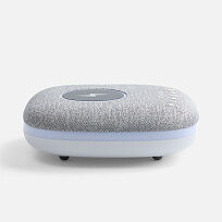 Bluetooth-колонка с беспроводной зарядкой и подсветкой Terrafonic, серая