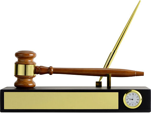 Настольный прибор Финансовый директор, коричневый/золотистый (Р)