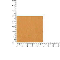 Лейбл кожаный Sinatu, L, бежевый