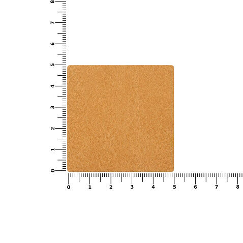 Лейбл кожаный Sinatu, L, бежевый