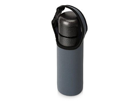 Чехол неопреновый Ferry для бутылки и термосов, серый