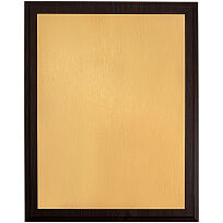 Плакетка Plaque XL, венге с золотистой пластиной