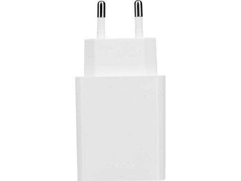 Сетевое зарядное устройство c выходами USB-A и USB-C Recharger, 10 Вт, белый