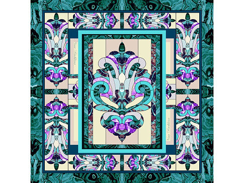 Платок Каменный Цветок