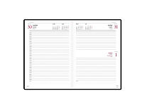 Ежедневник А5 датированный Velvet 2025, черный