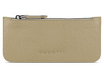 Кошелёк женский BUGATTI Elsa с ключницей, с RFID, песочного цвета, кожа/полиэстер, 18,7х3х10 см