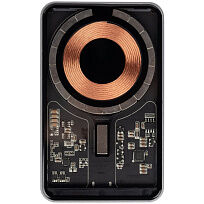 Магнитный беспроводной аккумулятор Cooper Ergo 5000 мАч, серебристый