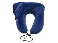 Подушка с эффектом памяти, с капюшоном Dream Hood, синий